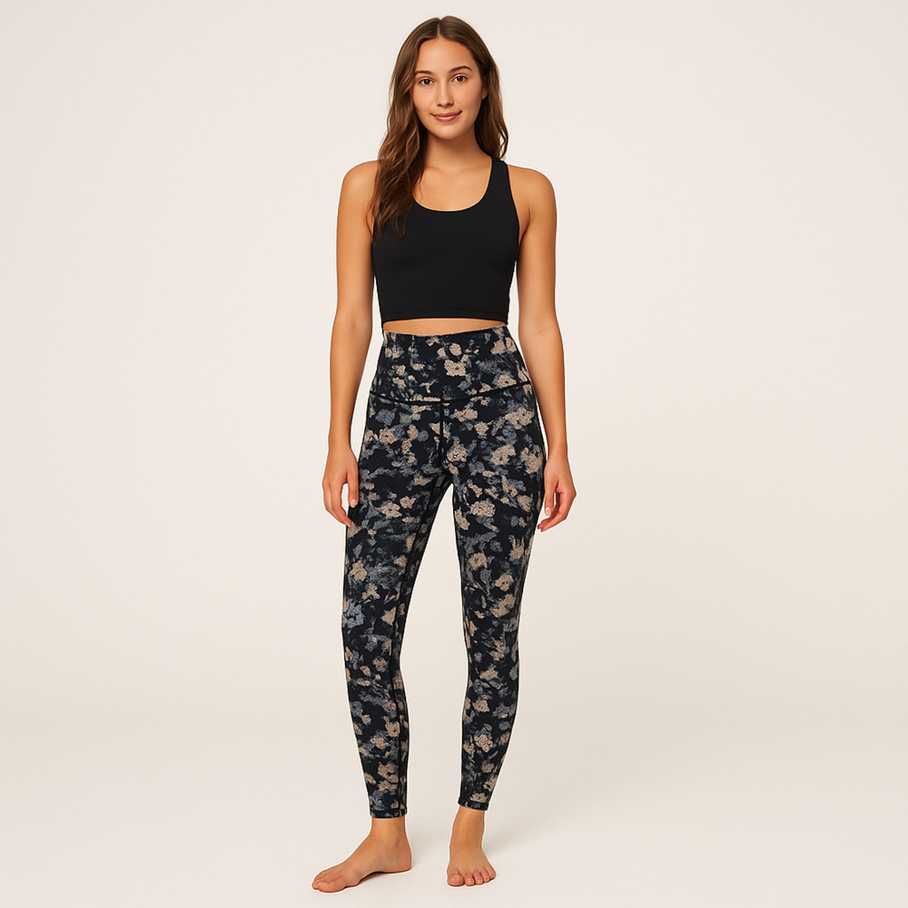 Lululemon Wunder Under HR Tight 28” 4 Spring Bloom Multi Leggings